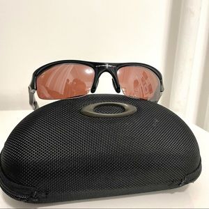 Oakley FLACK Sunglasses Black Brown Polarized Lens